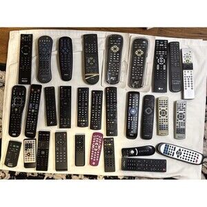 Lot of 30 Remote Controls Assorted Brands Untested 3 Without Battery Covers